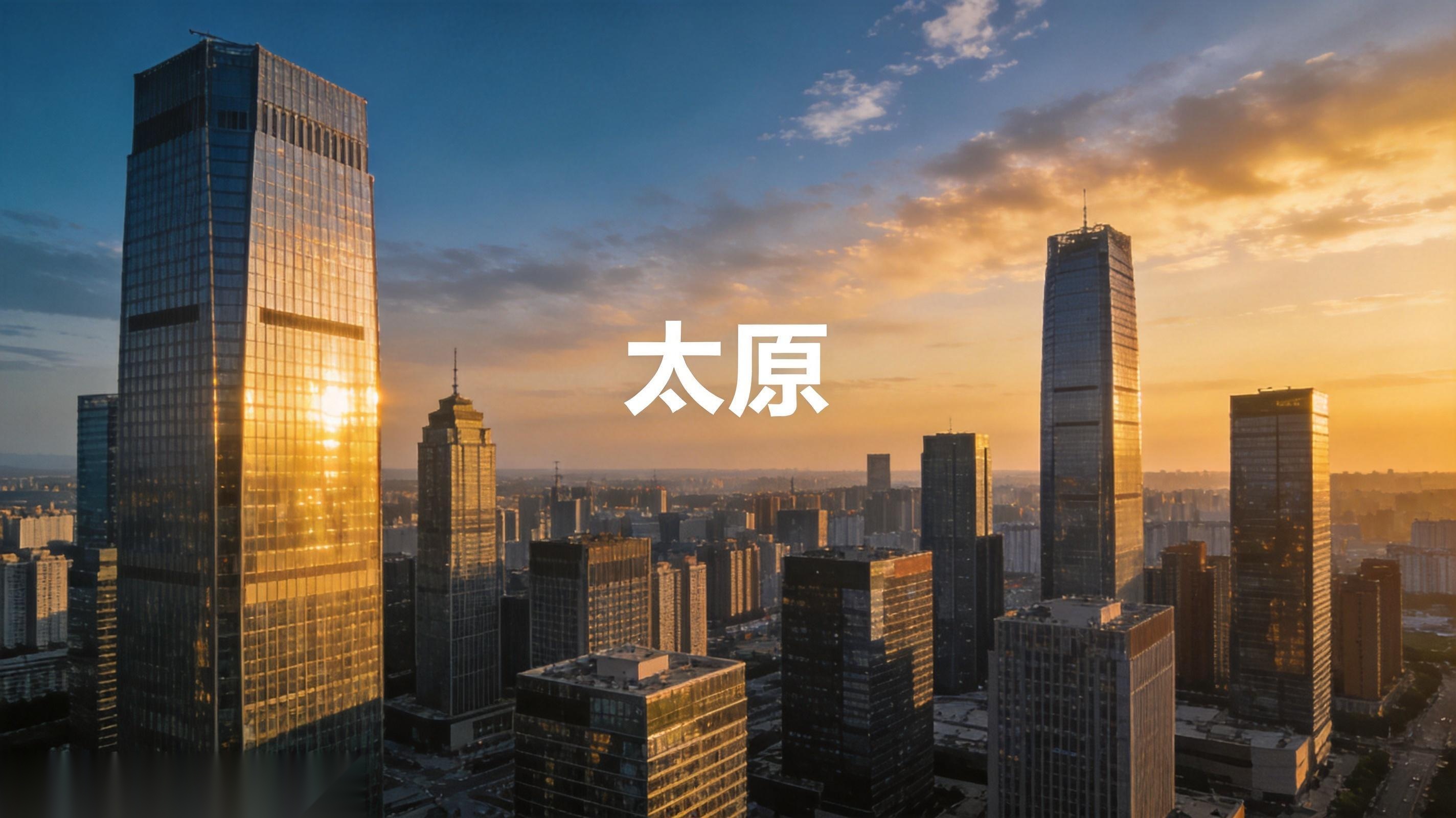 太原城市天际线全景-悦海科技